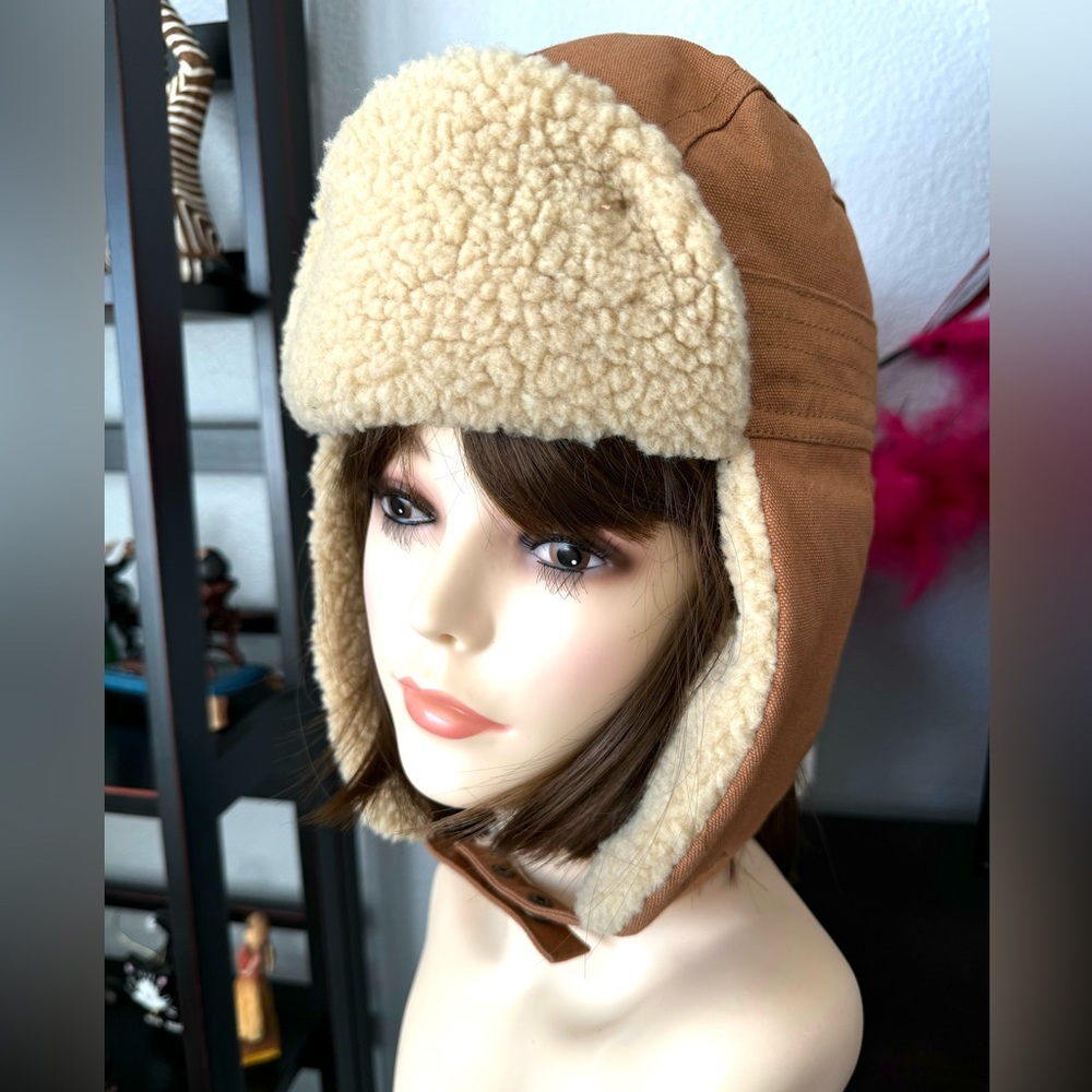 Levi’s Tan Sherpa Lined Hat